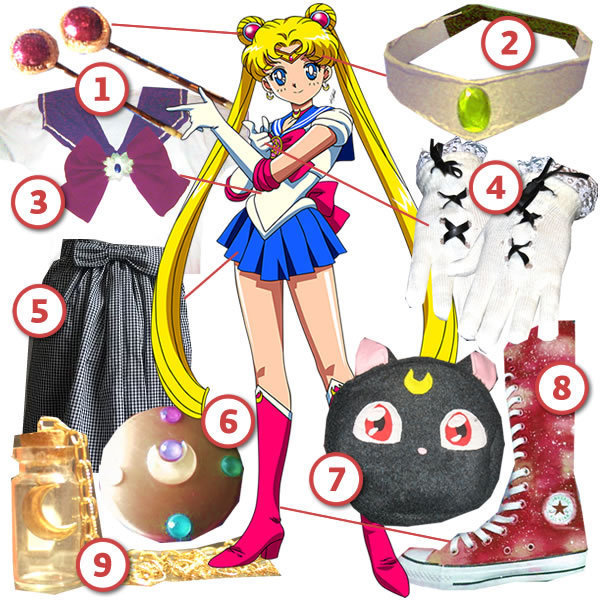 Sailor Moon · DIY The Look · Cut Out + Keep Craft Blog