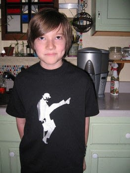 Completed Project: Monty Python Ministry Of Silly Walks Stenciled Tee Picture #1