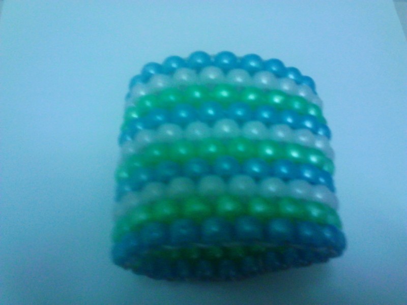 Pony Bead Bracelet(Layers Kandi) · A Beaded Cuff · Beadwork and Jewelry