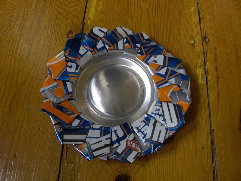Soda/Beer Can Ashtrays · An Ashtray · Version by Charlotte H.