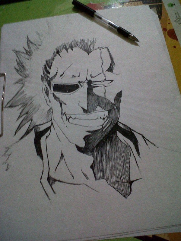 Zaraki Kenpachi · A Drawing · Art and Drawing on Cut Out + Keep