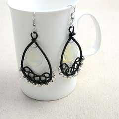 Handmade Jewelry Ideas Wire Wrapped Chandelier Earrings