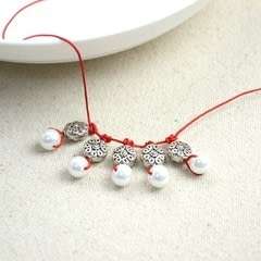 Inspired Pearl Necklace Designs A String And Pearl Charm Necklace For Girls