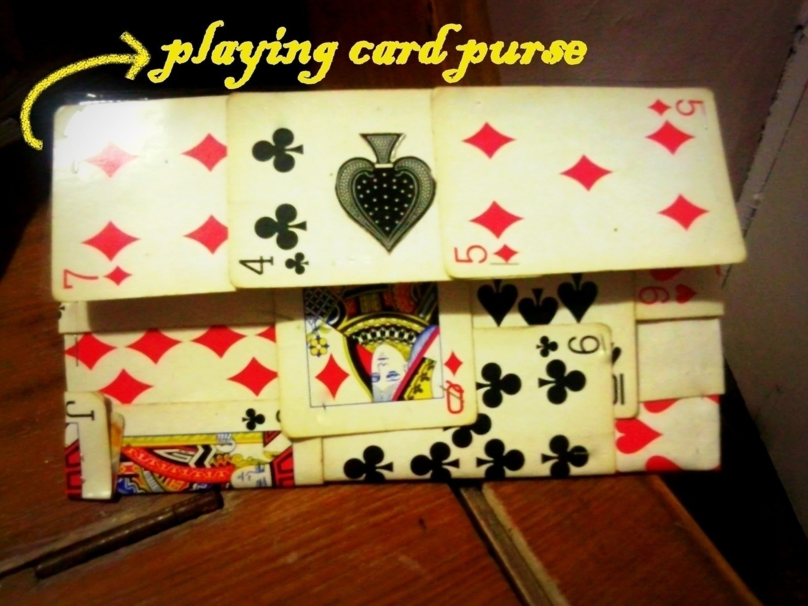 Playing Cards Purse · How To Make A Paper Wallet · Papercraft on Cut