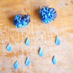 Personalized Mommy Jewelry A Pair Of Diy Fabric Earrings