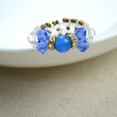 Diy Bow Rings For Mothers Day Out Of Seed Beads And Glass Beads