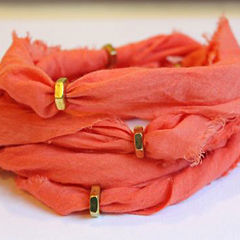 Diy Nut Bracelet With Old Dress