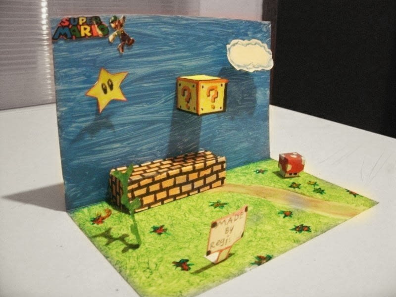 Super Mario Papercraft · A Papercraft · Papercraft on Cut Out + Keep