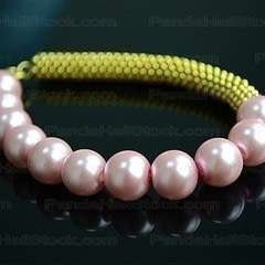 How To Make A Bracelet With 1 Step And 2 Kinds Of Beads
