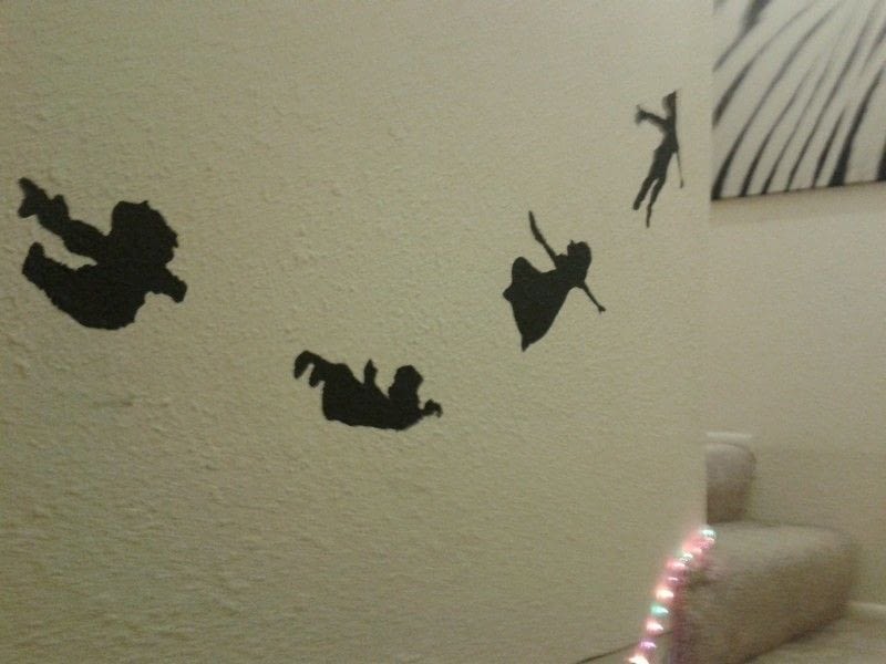 Peter Pan Wall Art · Silhouette Art · Decorating on Cut Out + Keep