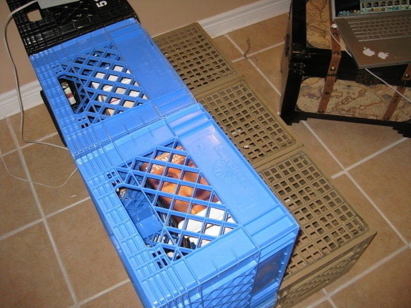 Milk Crate Bench · A Bench · Construction on Cut Out + Keep · Creation by michelle G.