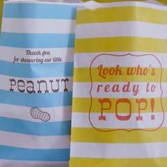 Popcorn & Peanut Baby Shower Favors