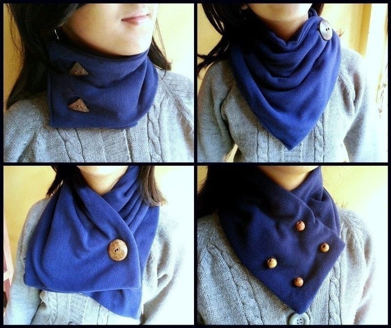 Neck Warmers (Button Tricks!) · How To Make A Neck Warmer · Sewing on