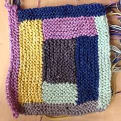 How To Pick Up Stitches For A Log Cabin Blanket
