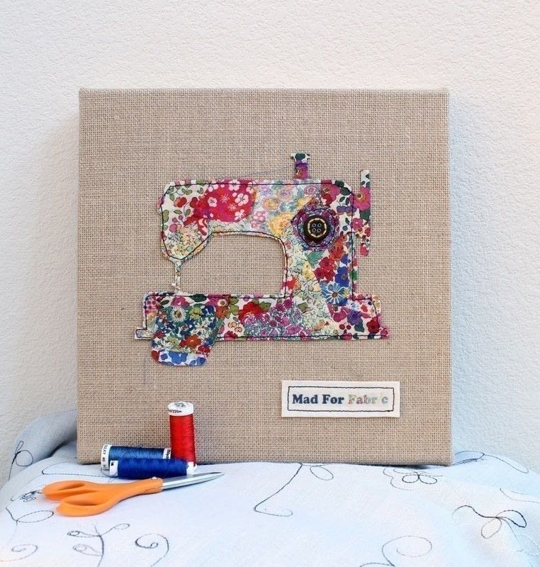 Fabric Scrap Art Tutorial · How To Make A Fabric Collage · Art on Cut