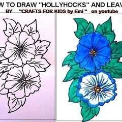 Learn To Draw Easy Flowers!!