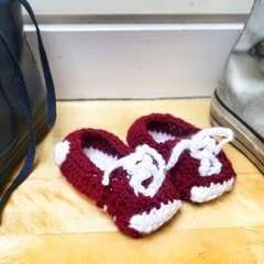 Crochet Baby Converse