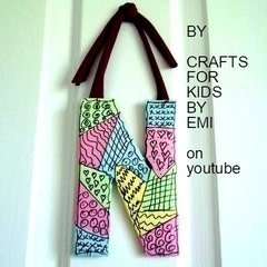Make A Cardboard Letter For Home Decoration