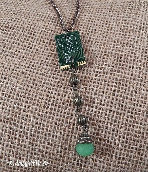Recycled Computer Parts Jewelry · How To Make A Hardware Necklace