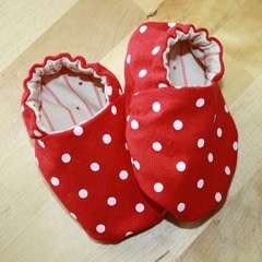 Reversible Fabric Baby Shoes