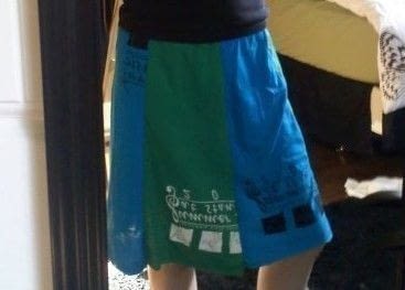 Completed Project: Simple T Shirt (Or Any Fabric) Skirt! Picture #1