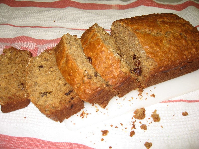 Applesauce Raisin Bread · How To Bake A Loaf Of Apple Bread · Baking on