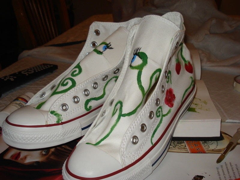 Garden Painted Converse · Sneakers · Decorating on Cut Out + Keep