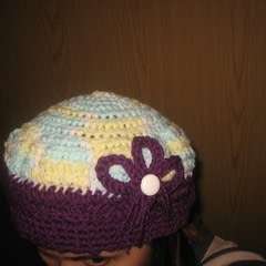Winter Cute Toque With Flower