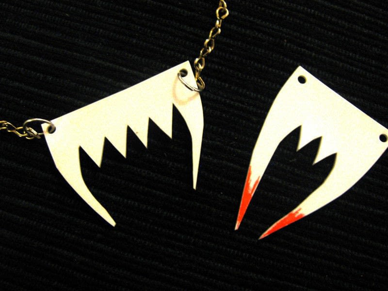 Fang Necklace · How To Make A Fang Penant · Jewelry Making and Melting