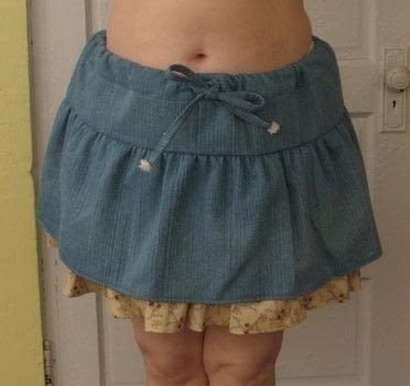 Completed Project: Ruffle Skirt Picture #1