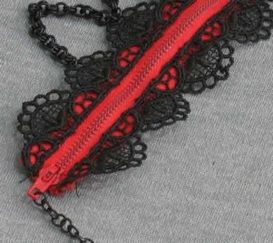 Completed Project: Lolligoth Zipper Collar Picture #1