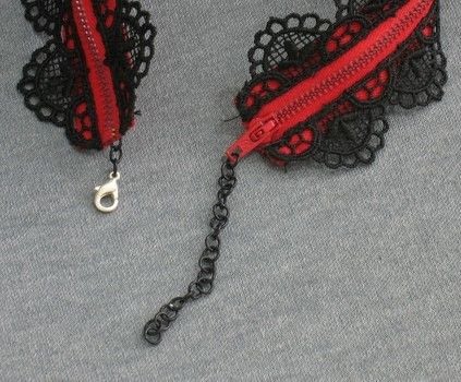 Completed Project: Lolligoth Zipper Collar Picture #1