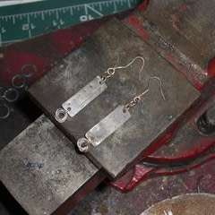 Silver Chainmaille Earings