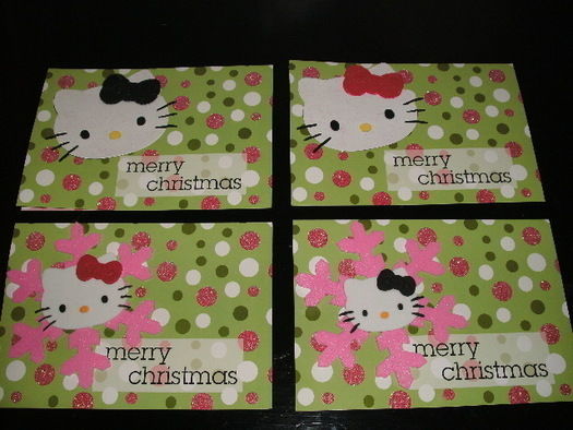 Hello Kitty Christmas Cards · A Greetings Card · Cardmaking on Cut Out ...
