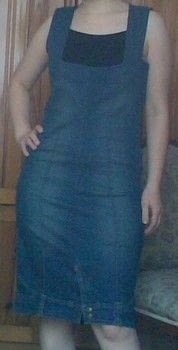 Completed Project: Jean To Dress Picture #1
