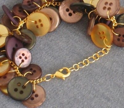 Completed Project: Fall Colors Button Bracelet Picture #1