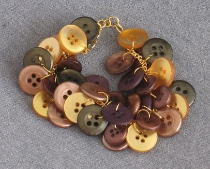 Completed Project: Fall Colors Button Bracelet Picture #1