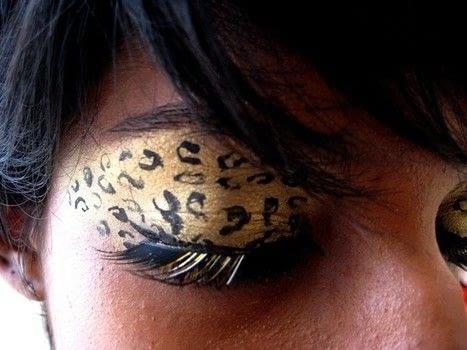 Completed Project: Leopard Print Eye Make Up. Picture #1