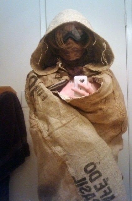 Make The Cut >> Burlap Hooded Cloak · A Cape / Cloak · Dressmaking on Cut Out + Keep · Creation by Lisa D. Make The Cut >> Burlap Hooded Cloak · A Cape / Cloak · Dressmaking on Cut Out + Keep · Creation by Lisa D.