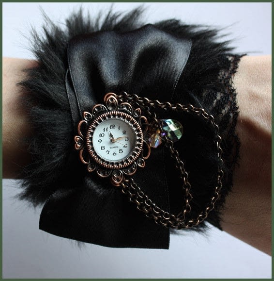 Fur Watches · A Watch · Jewelry Making and Sewing on Cut  
