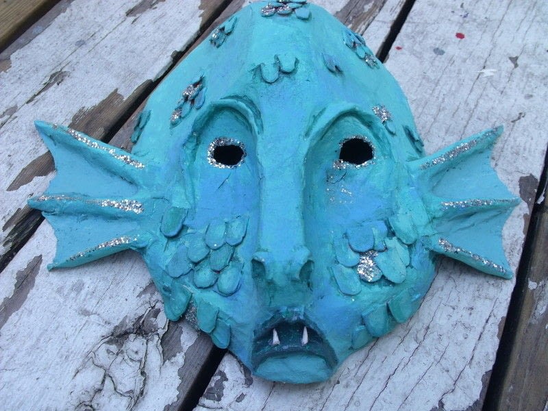 Paper Mache Mask · 410 Gone