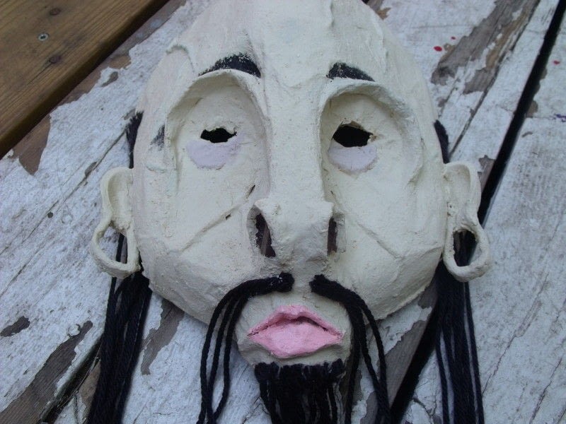 Paper Mache Mask · 410 Gone