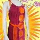 Itajime Dyed Beach Cover Up