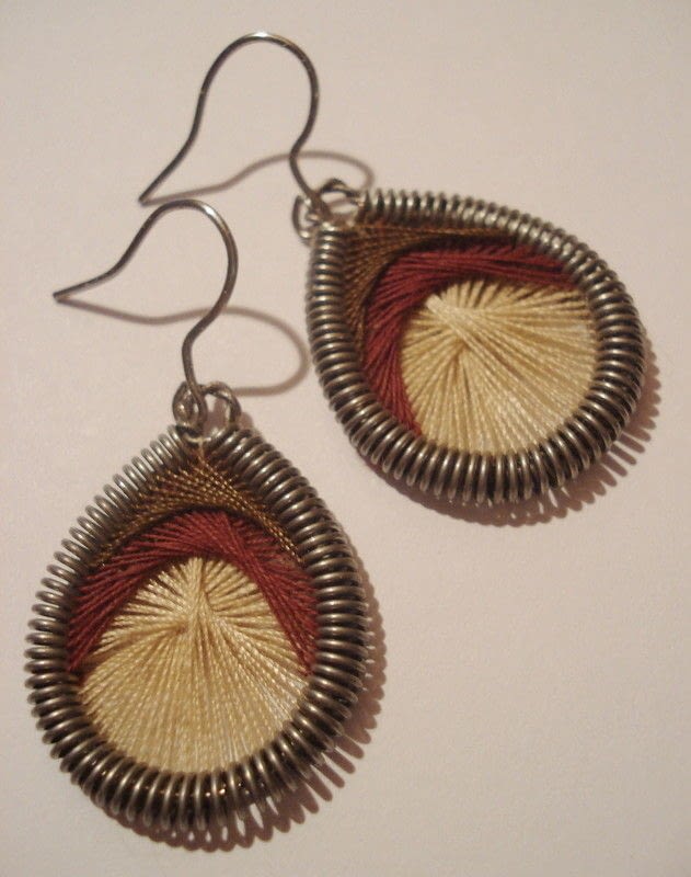 Yarn/Wire Earrings