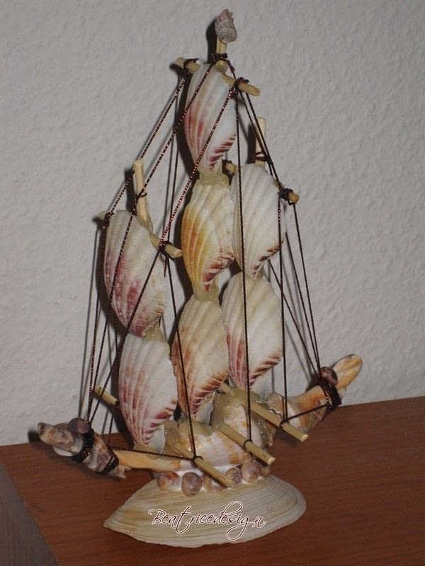 Boat With 11 Shells · How To Make A Model Or Sculpture · Decorating on