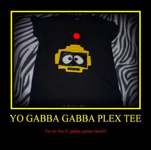 Yo Gabba Gabba Plex T Shirt Applique · How To Sew Together A T Shirt ...