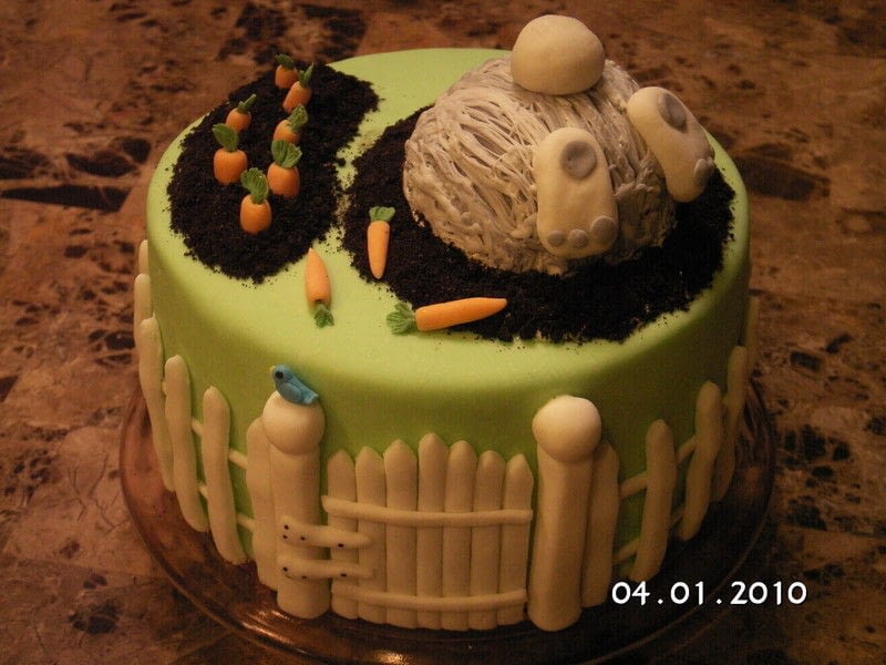 Easter Bunny Cake · An Animal Cake · Baking