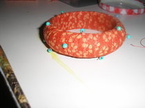 Fabric Wrapped Bangle