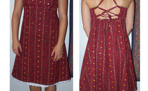 Red Hippie Dress