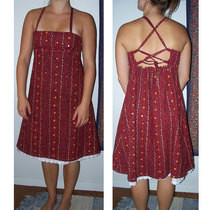 Red Hippie Dress